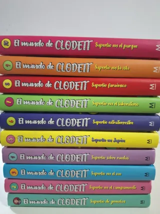 Pack 10 libros infantiles de la colección Clodett