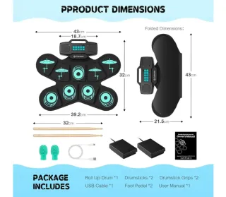 Batería Electrónica Infantil CAHAYA