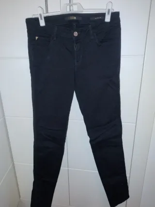 Pantalones vaqueros Guess negros mujer