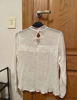 Blusa boho floral encaje.