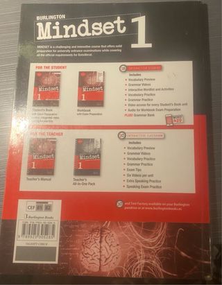 Mindset 1r Batxillerat Workbook Libro inglés