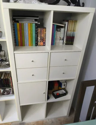 Conjunto de salón wengue y blanco