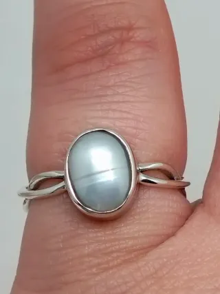 Anillo Plata 925 Perla Cultivada