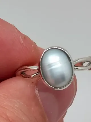 Anillo Plata 925 Perla Cultivada