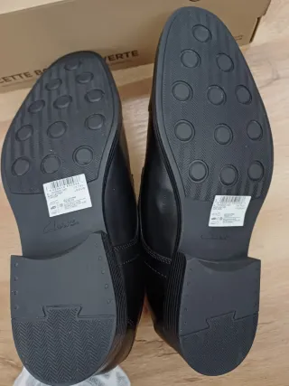 Zapatos de vestir Clarks cuero negro T41.5