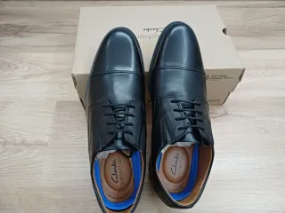 Zapatos de vestir Clarks cuero negro T41.5