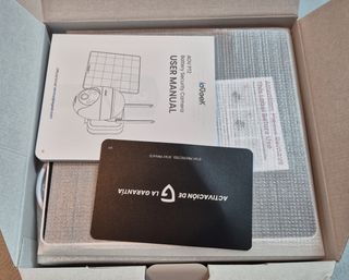 Cámara de seguridad con placa solar y wifi