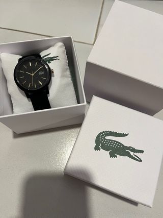 Reloj Lacoste Negro y Dorado