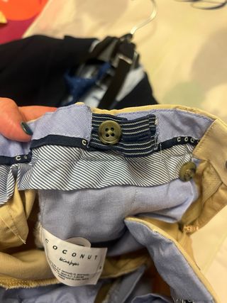 Traje comunión niño Corte Inglés azul y beige