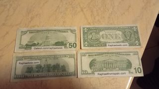 4 banconote rare Raphael