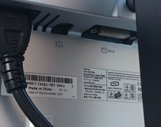 Monitor Dell Negro y Plateado