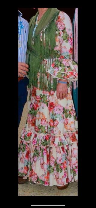 Traje de flamenca estampado