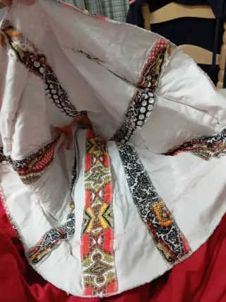 Flamenca gitana falda feria Rocio