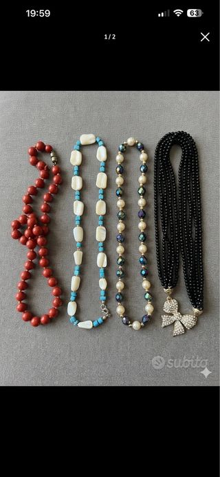 4 collane vintage