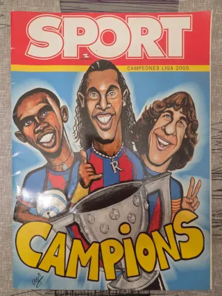 Revista SPORT Barça Campions 2005