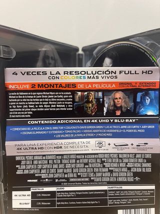Blu-ray 4K Halloween Kills Terror Español