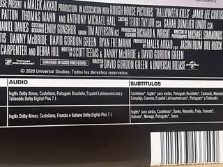 Blu-ray 4K Halloween Kills Terror Español