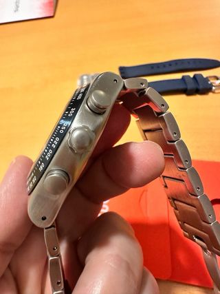 Reloj Swatch Irony Chrono Blue Grid