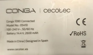 Cecotec Conga 1090 Connected Robot Aspirador y Acc