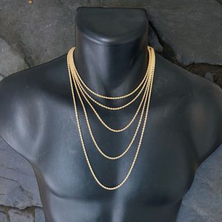 Catena Oro 18K Salomonica 3.00 mm Uomo Donna