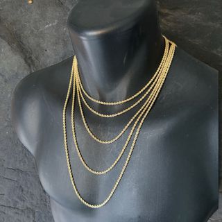 Catena Oro 18K Salomonica 3.00 mm Uomo Donna