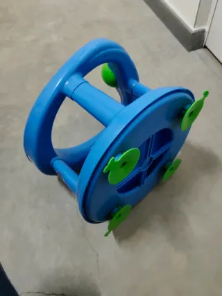 Asiento Baño Bebé Antideslizante Azul