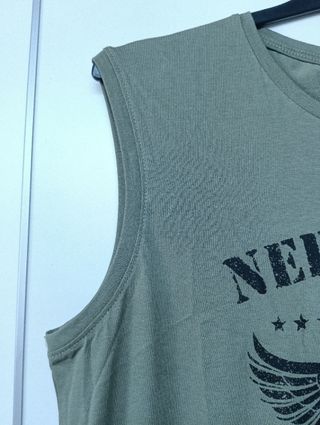 Camiseta Tirantes Militar L Nueva Algodón TEX