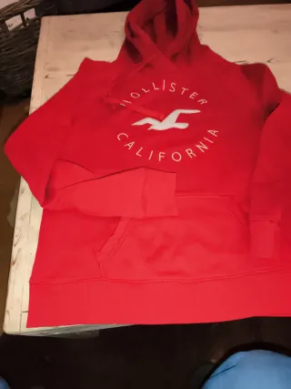 Sudadera Hollister color granate