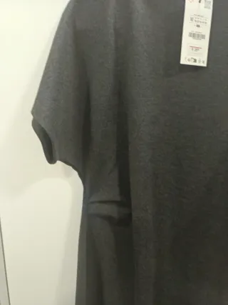 Vestido Zara Gris Talla M