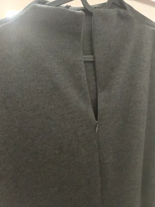 Vestido Zara Gris Talla M