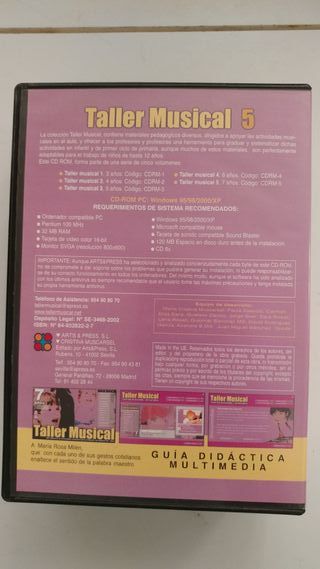 Lote 6 CDs Taller Musical Infantil