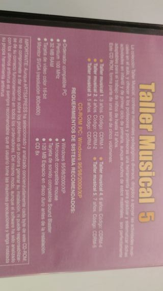 Lote 6 CDs Taller Musical Infantil