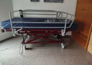 Cama articulada hospitalaria