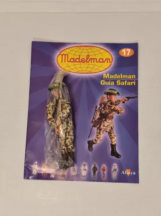 Madelman. Lote 3 figuras sin estrenar y fasciculo