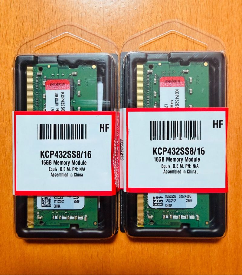 RAM Kingston 32GB (2x16GB) DDR4 3200MHz SO-DIMM