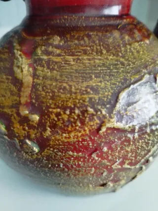 Jarrón Cerámica Húngara Retro Vintage