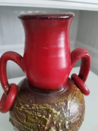 Jarrón Cerámica Húngara Retro Vintage