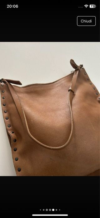 Borsa Miu Miu in pelle marrone