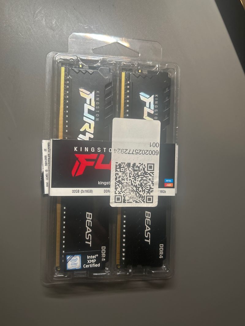 Kingston FURY Beast 32GB (2x16GB) DDR4