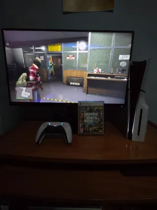 NEGOCIABLE! Consola PS5 con lector con 2 juegos