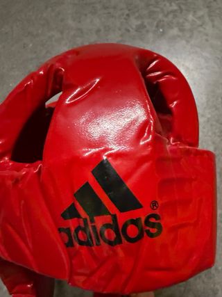Casco Taekwondo Adidas Rojo