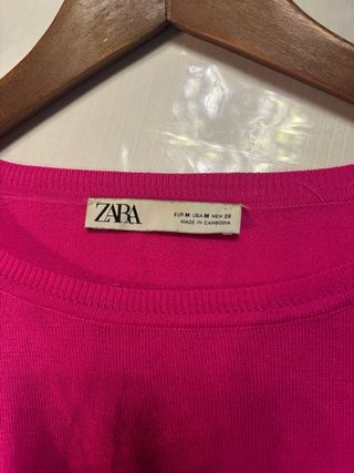 Jersey Zara Rosa Talla XS