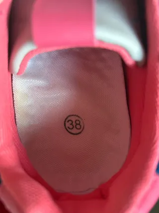 Sneakers sportive blu e gialle