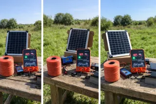 Pastor eléctrico 12v animales kit solar