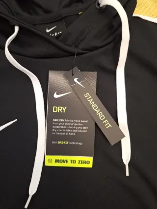 Sudadera Nike Dri-FIT Negra y Amarilla Talla XS