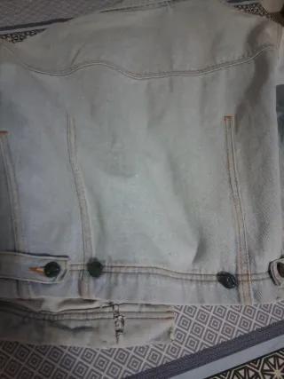 Cazadora tejana azul