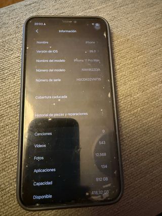 iPhone 11 Pro Max 512 GB Verde noche