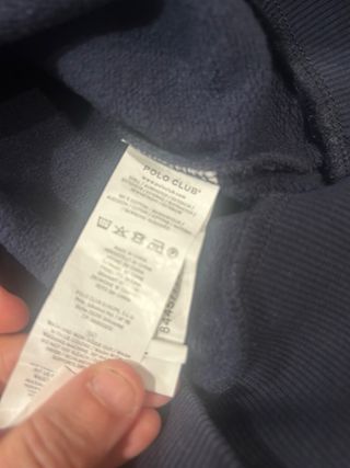 Sudadera Polo Club Media Cremallera Azul marino