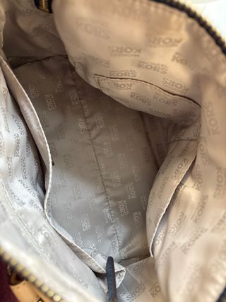 Bolso Michael Kors Piel Azul y Marrón