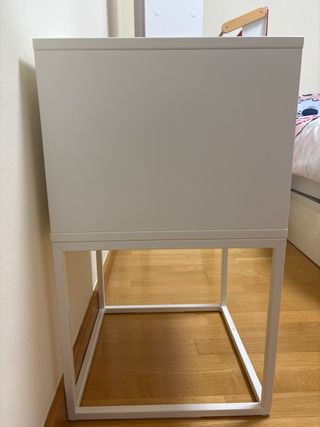 Mesilla Noche Blanca Metal Ikea